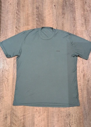 Vintage Patagonia Mini Text Logo T-Shirt Blue - Large, brand: Patagonia, condition: Very good, size: L, £19.99, £21.69 includes Buyer Protection