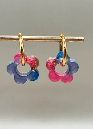 Pampille en résine 20 mm et créole 15 mm, marke: Fait Main, zustand: Neu, 3,00 €, 3,85 € beinhaltet Vinted-Käuferschutz Pro