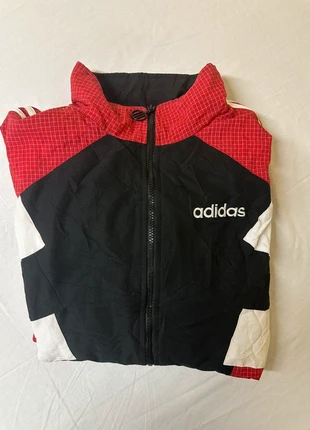 Veste Adidas F92 Vintage Rouge/Noir Coupe Rare 90s, marque: adidas, état: Très bon état, taille: L, 50,00 €, 53,20 € Protection acheteurs incluse
