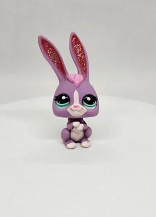 Littlest Pet Shop #2296 Lapin Hasbro Génération 2 Lila Paillettes, marca: Littlest Pet Shop, estado: Bueno, 9,90 €, 11,10 € Protección al comprador Pro incluida