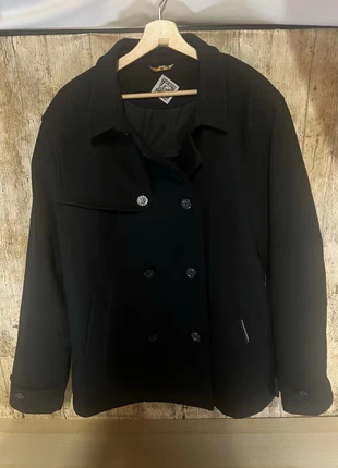 Tucano Urbano Jacket Coat Wool Blend Black Overcoat Buttoned UK Mens Large L, brand: Tucano Urbano, condition: Good, size: XL, £39.95, £42.65 includes Buyer Protection Pro
