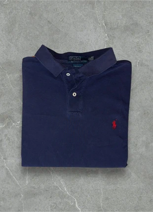 Polo Ralph Lauren bleu marine - Taille XL Homme - Logo cavalier brodé Rouge - 100% coton, marca: Ralph Lauren, estado: Muito bom, tamanho: XL, €15.00, €16.45 inclui Proteção do Comprador
