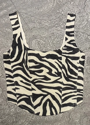 Top cebra brillibrilli, marque: H&M, état: Très bon état, taille: S / 36 / 8, 3,00 €, 3,85 € Protection acheteurs incluse