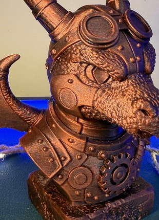 Charizard – Antique Steampunk Bust – 3D Print – Fire Red Finish, marque: onbekend, état: Comme neuf, 15,00 €, 16,45 € Protection acheteurs incluse