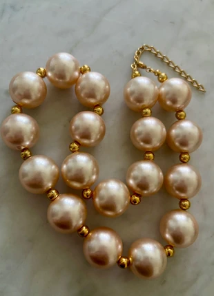 Collier oversize de perles vintage 1980, marque: Vintage Chic, état: Très bon état, 30,00 €, 32,20 € Protection acheteurs incluse