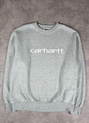 Pull Sans capuche Carhartt | Sweat-shirt Crewneck Homme Gris | Logo Brodé Blanc Taille M, marque: Carhartt, état: Très bon état, taille: M, 49,90 €, 53,10 € Protection acheteurs incluse