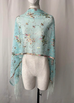 Pañuelo multiposicion lentejuelas flecos Vintage, marque: Vintage Dressing, état: Très bon état, 25,00 €, 26,95 € Protection acheteurs incluse