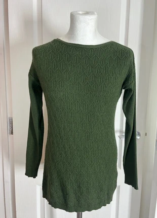 FatFace green cable knit jumper dress size 8 cosy winter style, condition: Very good, size: S / UK 8-10, £12.99, £14.34 includes Buyer Protection
