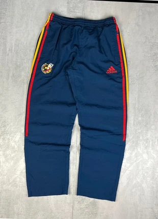 TP04 - Pantalon de jogging / track pant vintage Adidas bleu marine de l’équipe d’Espagne - Taille S, marca: adidas, estado: Muito bom, tamanho: S, €11.99, €13.29 inclui Proteção do Comprador