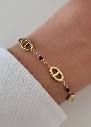 Bracelet acier inoxydable doré ajustable, marke: Boutique Parisienne, zustand: Sehr gut, 9,90 €, 11,10 € beinhaltet Vinted-Käuferschutz Pro