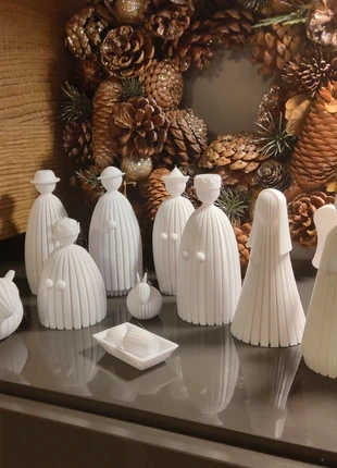 Crèche 10 décorations style design moderne 🌟, marque: creche de noel, état: Très bon état, 19,99 €, 21,69 € Protection acheteurs incluse