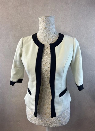 Veste écrue bordures noires – Zara – Taille S – Lot MI34, état: Très bon état, taille: S / 36 / 8, 8,10 €, 9,21 € Protection acheteurs (Pro) incluse