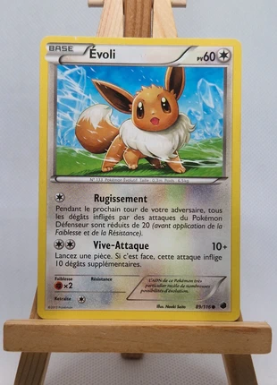 Évoli 89/116 – Carte Pokémon FR – Glaciation Plasma – Played, brand: Pokémon, condition: Satisfactory, €1.00, €1.75 includes Buyer Protection