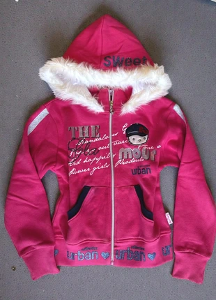 Rare Y2K Hello Kitty Furry Hoodie – Pink Vintage 2000s Sweatshirt Jacket XS, marca: Vintage Dressing, estado: Nuevo sin etiquetas, tamaño: XS / 34 / 6, 67,99 €, 72,09 € Protección al comprador incluida