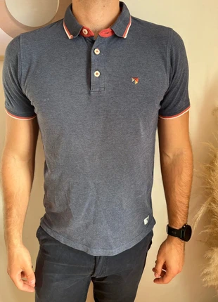 Polo bleu - Jack and Jones, marque: Jack & Jones, état: Neuf sans étiquette, taille: M, 7,00 €, 8,05 € Protection acheteurs incluse