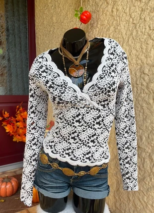 Haut vintage transparent dentelle, marke: Vintage Dressing, zustand: Sehr gut, größe: S / 36 / 8, 10,00 €, 11,20 € inklusive Vinted-Käuferschutz