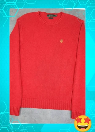Pull rouge crewneck logo brodé coton marque Lauren Ralph Lauren taille M oversized, marke: Lauren Ralph Lauren, zustand: Sehr gut, größe: M / 38 / 10, 39,00 €, 41,65 € beinhaltet Vinted-Käuferschutz Pro