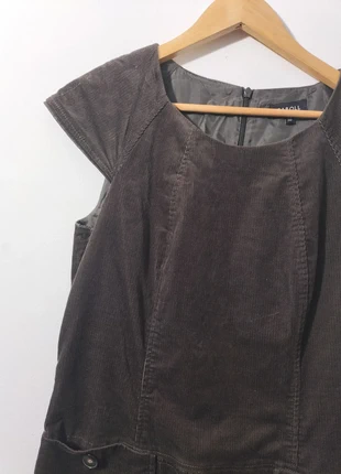 Caroll robe marron automne 🍂 velours côtelé, brand: Caroll, condition: Very good, size: M / 38 / 10, €15.00, €16.45 includes Buyer Protection