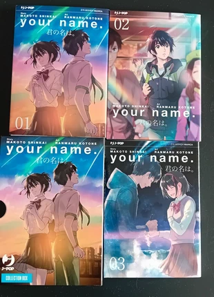 Your Name box volumi 01-03 (manga) in cofanetto serie completa., état: Comme neuf, 15,00 €, 16,45 € Protection acheteurs incluse