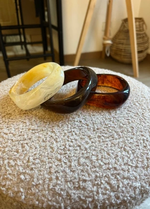 Lot de 3 gros bracelets, marque: pas de marque, état: Neuf sans étiquette, 12,00 €, 13,30 € Protection acheteurs incluse