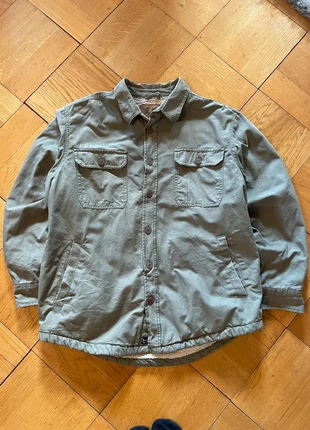 Detroit jacket vintage oversize kaki, brand: Vintage, condizioni: Buone, taglia: M, €55.00, €58.45 include la Protezione acquisti