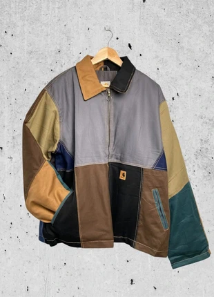 Veste detroit jacket Carhartt rework patchwork taille XL homme, brand: Carhartt, condition: Very good, size: XL, €40.00, €42.70 includes Buyer Protection