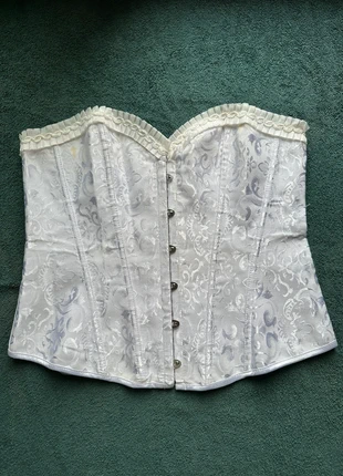 Corset blanc – Taille XXL, marque: Inconnu, état: Bon état, taille: XXL / 44 / 16, 5,00 €, 5,95 € Protection acheteurs incluse