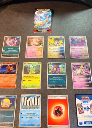 Cartes Pokémon – Lot Forces Temporelles (Booster ouvert), marque: Pokémon, état: Très bon état, 3,00 €, 3,85 € Protection acheteurs incluse