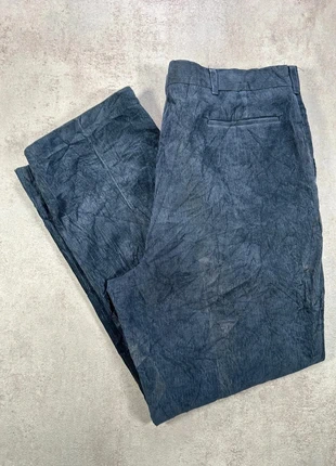 Pantalon En Velours Côtelé / Corduroy haggar bleu marine coupe ample taille W38 L30, marca: Vintage Dressing, estado: Muito bom, tamanho: PT 48 | W38, €10.00, €11.20 inclui Proteção do Comprador Pro