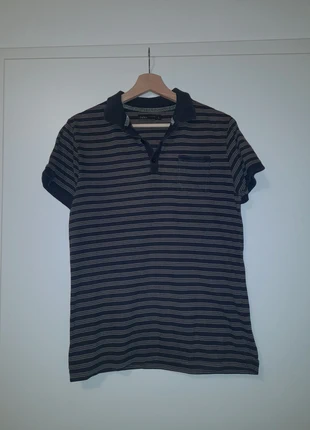 T shirt, polo rayé noir et marron, marque: Jules, état: Très bon état, taille: L, 3,00 €, 3,85 € Protection acheteurs incluse