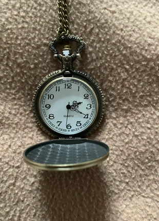 Pocket watch with Rose design on 80 cm chain, condition: New with tags, size: 39–42 mm, £2.80, £3.64 includes Buyer Protection