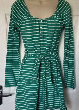 Frugi Organic Cotton Green Stripe Nursing Maternity Dress S 8-10, brand: Frugi, condition: Very good, size: S / 8, £5.00, £5.95 includes Buyer Protection