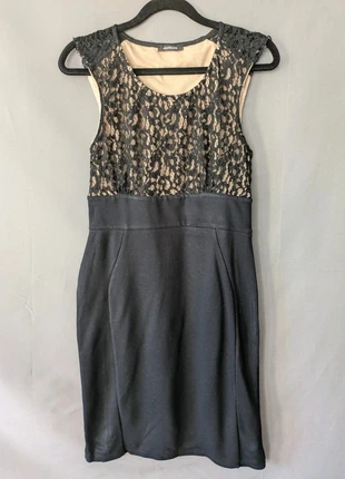 Robe noire dentelle doublée élégante Morgan soirée fêtes, marque: Morgan, état: Bon état, taille: S / 36 / 8, 14,00 €, 15,40 € Protection acheteurs (Pro) incluse