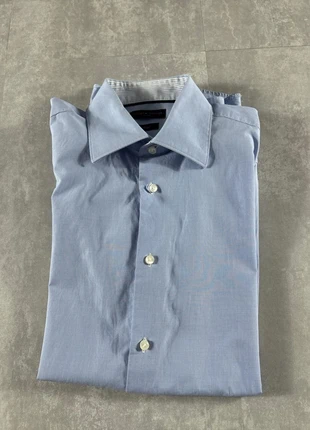 Chemise Tommy Hilfiger homme bleu clair taille 38 – légère – petit défaut manche, brand: Tommy Hilfiger, condition: Good, size: M, €12.00, €13.30 includes Buyer Protection