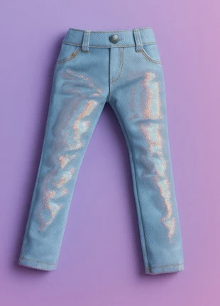 Jean holographique Rainbow High, marke: Rainbow High, zustand: Gut, größe: 7 Jahre / 122, 4,00 €, 4,90 € inklusive Vinted-Käuferschutz