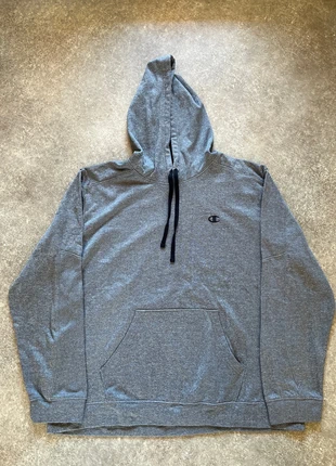 Pull à capuche Champion | taille XXL | gris logo brodé noir, marque: Champion, état: Bon état, taille: XXL, 25,00 €, 26,95 € Protection acheteurs incluse