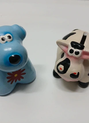 Lote 2 huchas vaca y perro vintage, marque: Local, état: Satisfaisant, taille: Taille unique, 7,00 €, 8,05 € Protection acheteurs incluse