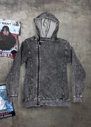 00s grey faded asymetric rick Owens style archive hoodie zipup, brand: Avant Garde, condizioni: Ottime, taglia: S, €49.00, €52.15 include la Protezione acquisti Pro