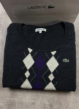 Pull col round lacoste unies noir logo brodé taille L Femme / KZ037, marca: Lacoste, estado: Muito bom, tamanho: L / 40 / 12, €34.90, €37.35 inclui Proteção do Comprador