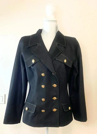 Sendrom - Veste/Blazer en Jean classe avec boutons dorés - Neuve - Style Coquette - Taille 40, marque: sendrom, état: Neuf avec étiquette, taille: L / 40 / 12, 28,00 €, 30,10 € Protection acheteurs (Pro) incluse