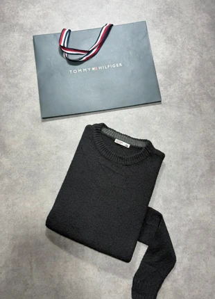 Pull d’hiver Tommy Hilfiger gris foncé femme - Logo brodé - Acrylic et Nylon - Taille XS, brand: Tommy Hilfiger, condition: Very good, size: XS / 34 / 6, €9.99, €11.19 includes Buyer Protection Pro