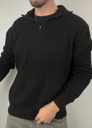Pull noir 1/4 zip | Lacoste - XL, brand: Lacoste, condizioni: Ottime, taglia: XL, €45.00, €47.95 include la Protezione acquisti