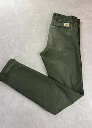 Pantalon Chino Carhartt kaki WorkWear 29x34, marca: Carhartt, estado: Muito bom, tamanho: S, €9.99, €11.19 inclui Proteção do Comprador