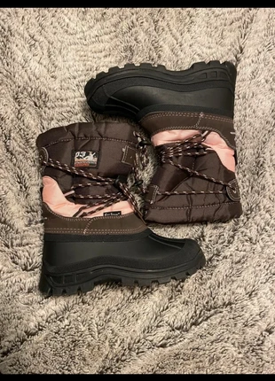 Bottes de neige enfant (33) marron & rose – imperméables, marque: Cap Snow, état: Très bon état, taille: 33, 15,00 €, 16,45 € Protection acheteurs incluse