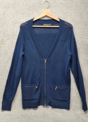 Eddie Bauer Cardigan – Women’s Blue Cotton Full Zip Knitwear – Size M-Fine Knit Detail, brand: Eddie Bauer, condition: Very good, size: M / 38 / 10, €14.00, €15.40 includes Buyer Protection