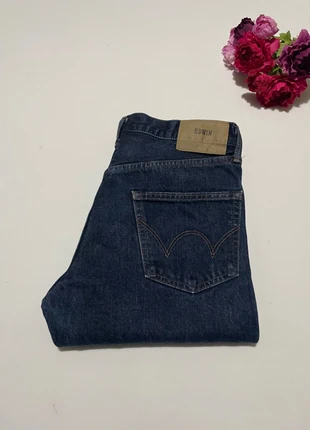 Jean Edwin Slim Tapered Bleu / Marine 30x32, marke: Edwin, zustand: Sehr gut, größe: W30 | DE 46, 30,00 €, 32,20 € inklusive Vinted-Käuferschutz