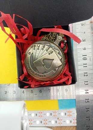 Montre à gousset avec la boîte, marca: Broche.fr, estado: Muito bom, tamanho: 47 mm ou mais, €5.00, €5.95 inclui Proteção do Comprador Pro