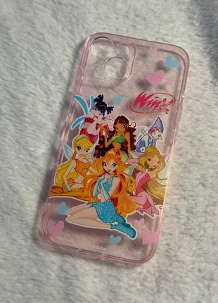 Cover Winx iPhone 14 – Trasparente rosa glitter, nuova, brand: Winx, condizioni: Nuovo senza cartellino, €6.00, €7.00 include la Protezione acquisti