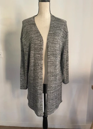 Gilet long femme Kiabi gris chiné – Taille M – Très bon état, marke: Kiabi, zustand: Sehr gut, größe: M / 38 / 10, 3,90 €, 4,80 € inklusive Vinted-Käuferschutz