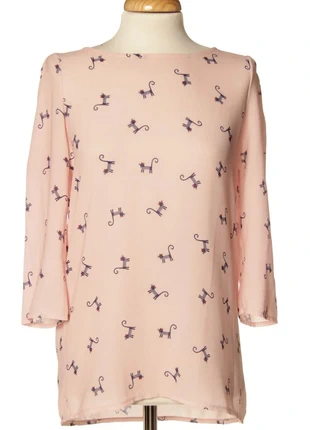 Blouse imprimée rose – Sense – Taille S, brand: Sense, condition: Very good, size: S / 36 / 8, €10.00, €11.20 includes Buyer Protection